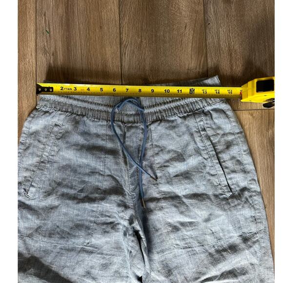 Athleta Retreat Linen Chambray Joggers size 4P - Picture 6 of 13